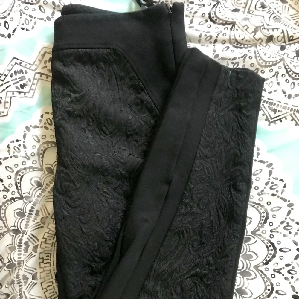 Ted Baker London Black Tapered Pants